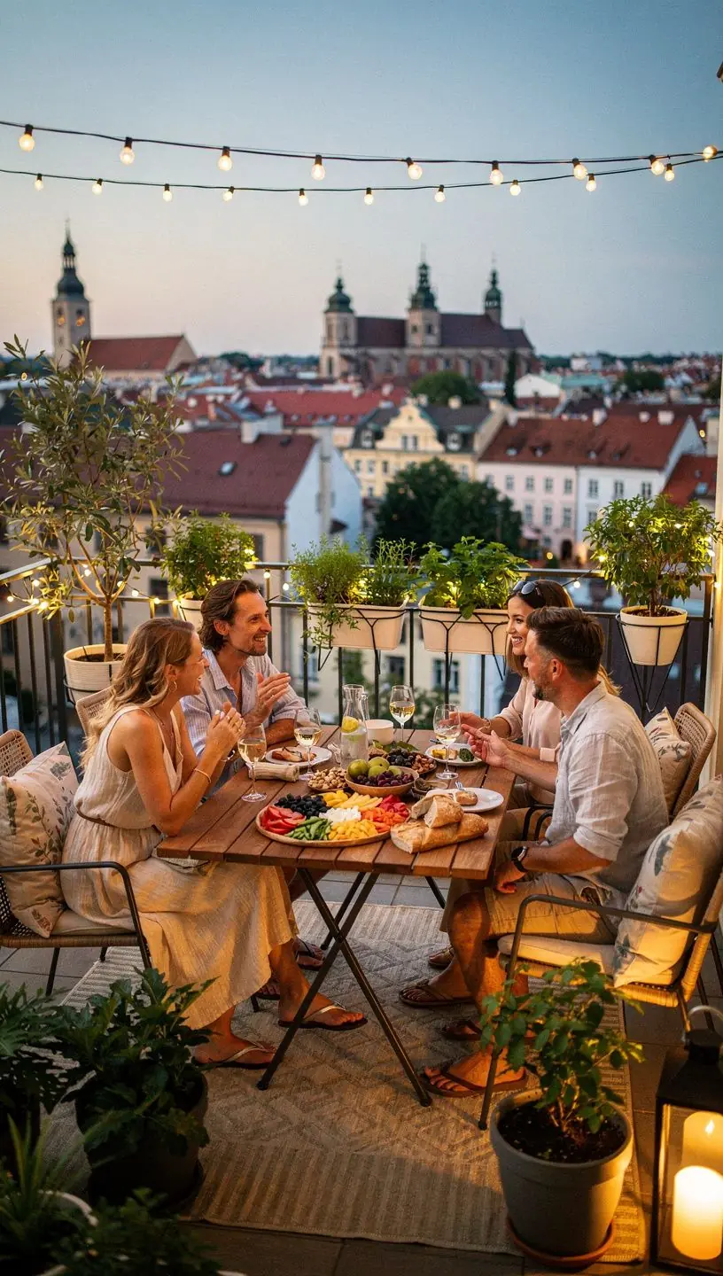 Brightly lit apartment showcasing effective lighting design